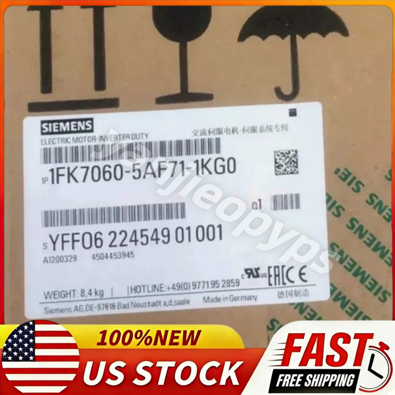 New Sealed Siemens 1FK7060-5AF71-1KG0 Servo Motor Unopened In Box Fast Shipping