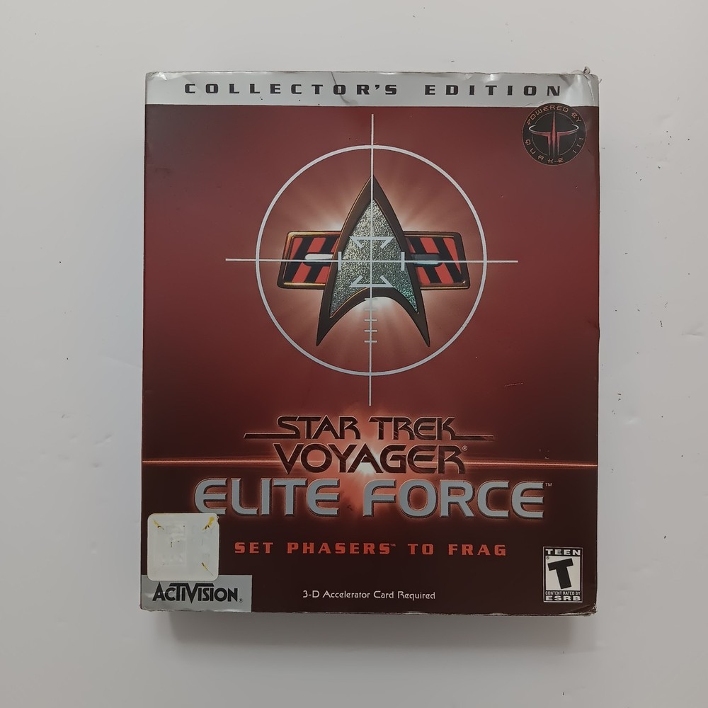Star Trek Voyager Elite Force Collector's Edition PC 2000 Activision Raven