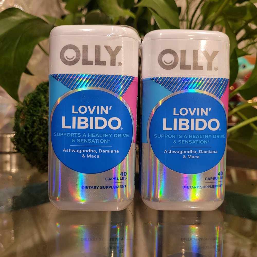 2x Olly Lovin Libido Booster for Women Boost Desire Maca Damiana Ashwagandha 40