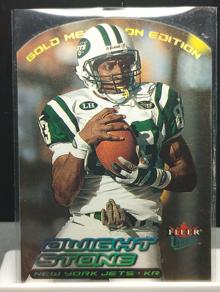 2000 Fleer Ultra Gold Medallion Edition Die-Cut #43G Dwight Stone New York Jets