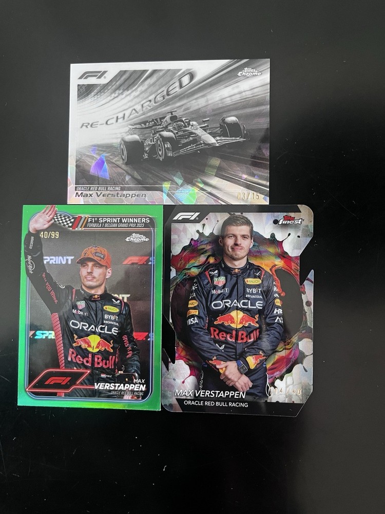 2022 Topps Formula 1 Max Verstappen Lot /15 /40 /99