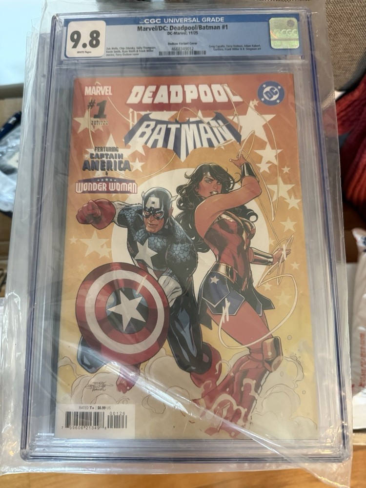 Marvel / DC: Deadpool / Batman #1 Terry Dodson CGC 9.8