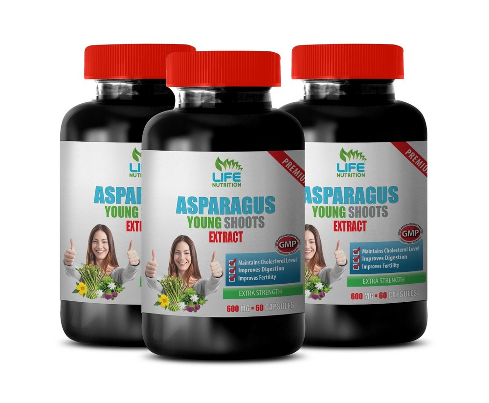 vitamin c - Asparagus Extract 600mg - natural diuretic formula 3 Bottles
