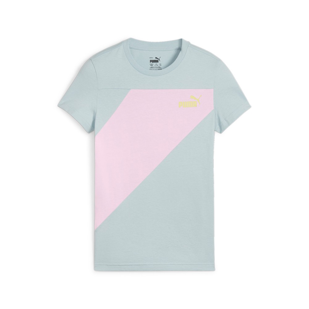 PUMA Power Logo Crew Neck Short Sleeve T-Shirt Youth Girls Size M  Casual Tops 6