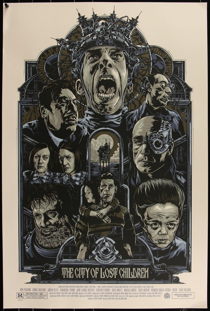 The City of Lost Children Variant Ken Taylor 45/70 Screen Print Movie Art PosterArt by Ken Taylor; 45/70; Measures 24