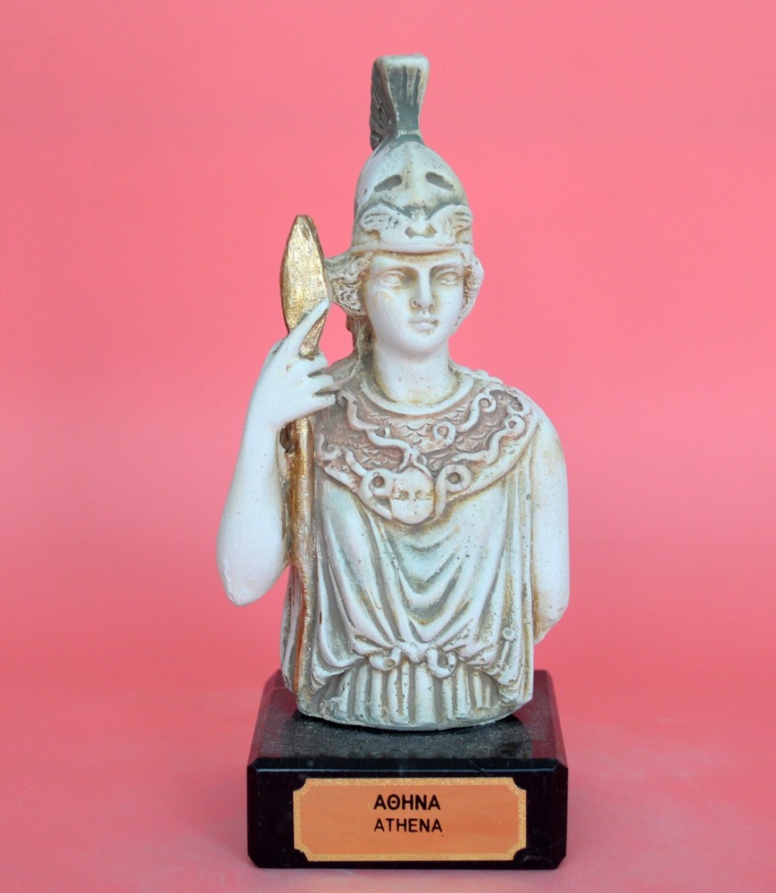 Goddess Athena small statue figurine Symbol of Wisdom Strategy - Ancient Greece