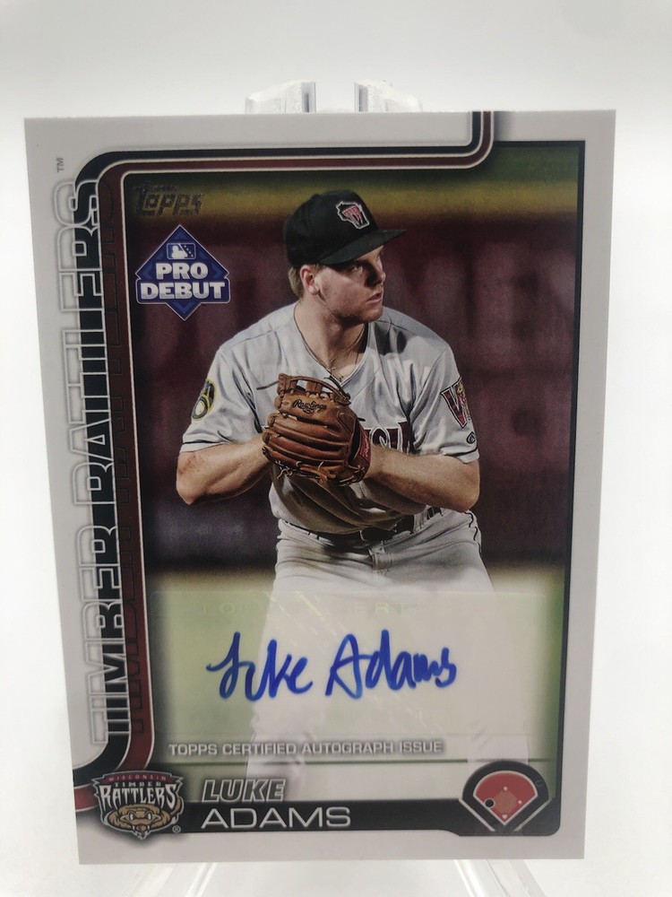 2025 Topps Pro Debut - Luke Adams #PD-69 Autographs (AU, RC)