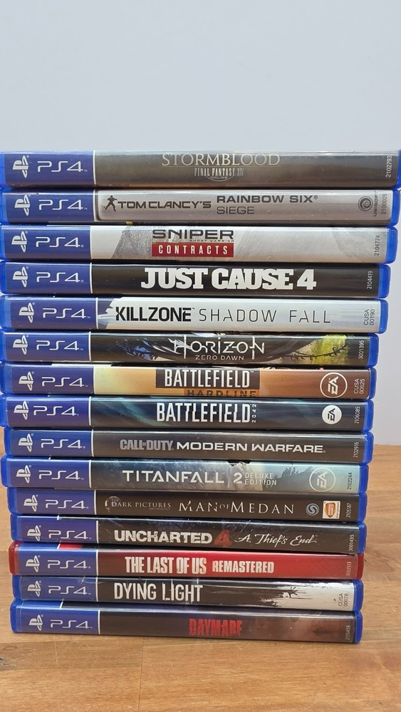 PS4 Playstation 4 Lot of 15 Games - Last of Us, Dying Light, Daymare, etc