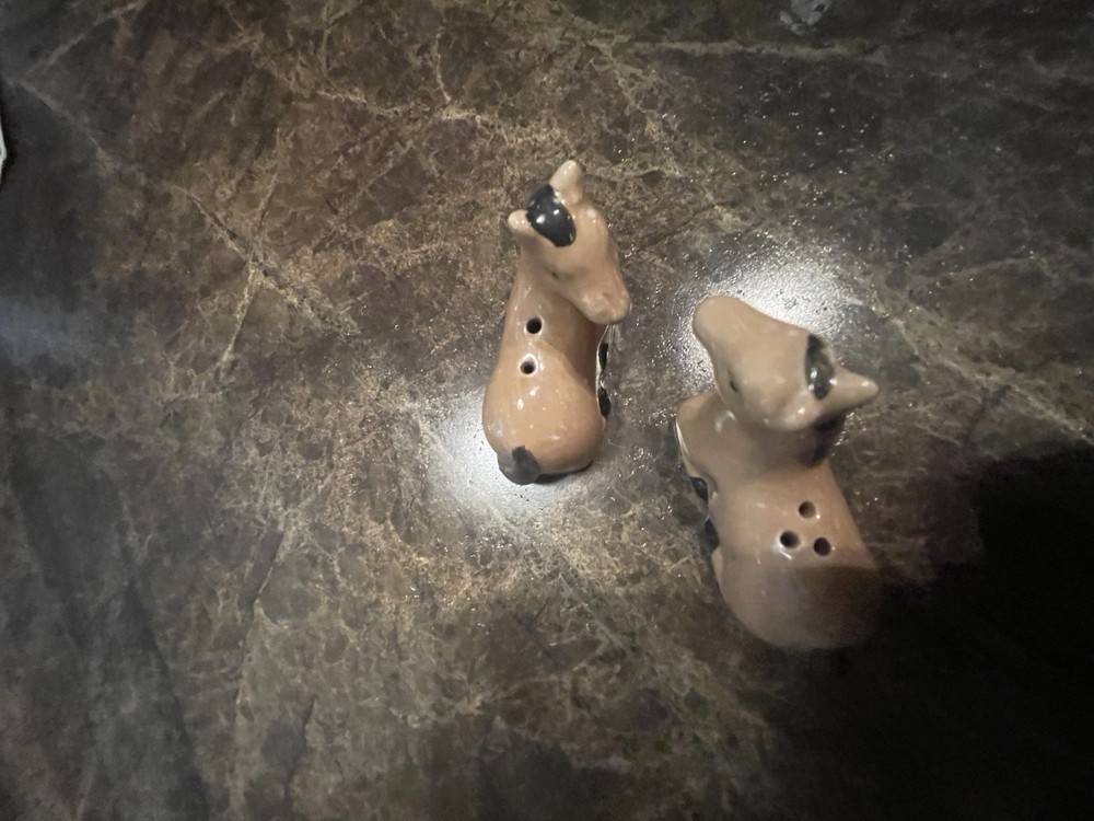 cracker barrel brown horse salt and pepper shakers