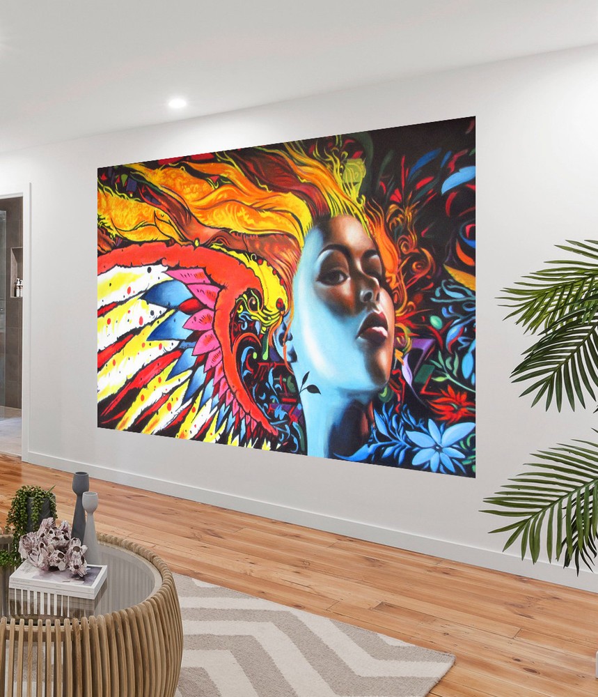 Canvas Painting Graffiti Street art  urban wall decor large size 200cm Australia