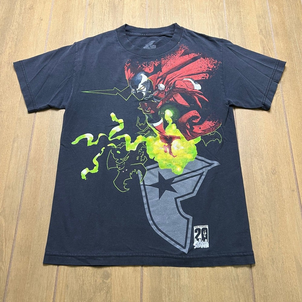 Vintage Famous Stars and Straps x Spawn 20th Anniversary t-shirt Men Small Y2K