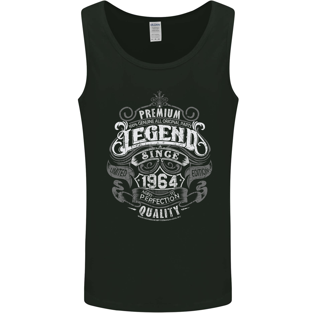 Premium Legend 61st Birthday 1964 Mens Vest Tank Top