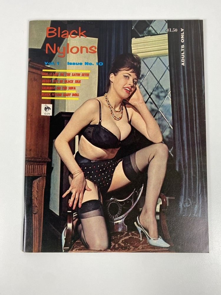Black Nylons Pinup Magazine Vol 1 No 10 ~ RARE ~