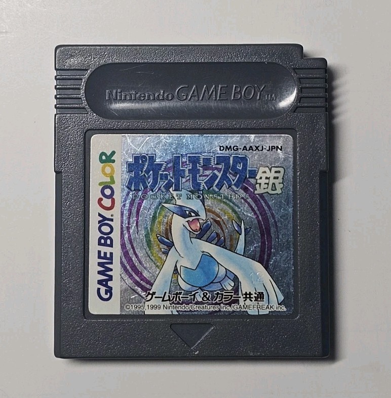 Pokémon Silver Version Nintendo Game Boy Color Japanese Authentic Tested Vintage
