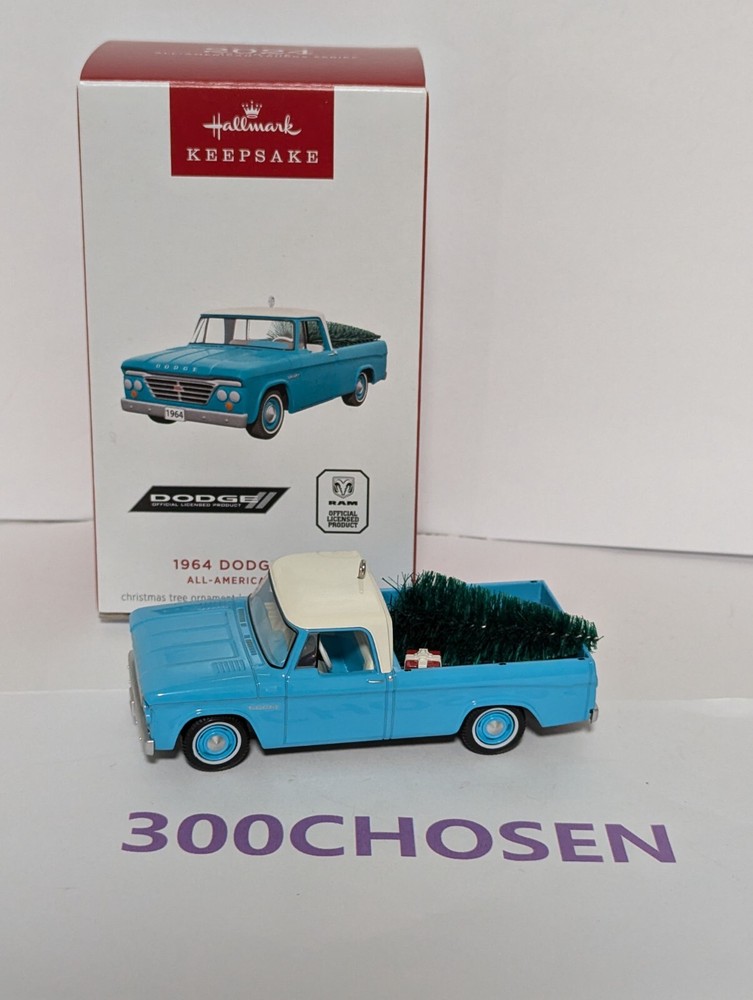 2024 Hallmark All-American Trucks 1964 Dodge D100 Ornament