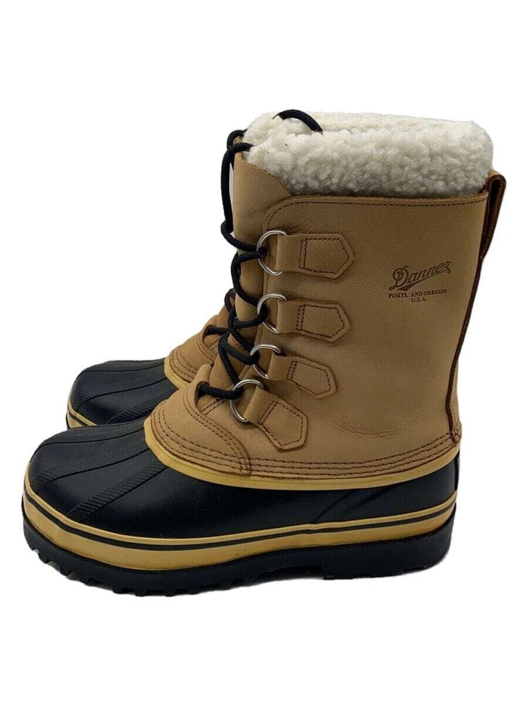 Danner Snow Boots D-140002 Beige Bicolor Suede Lace Up Size US5