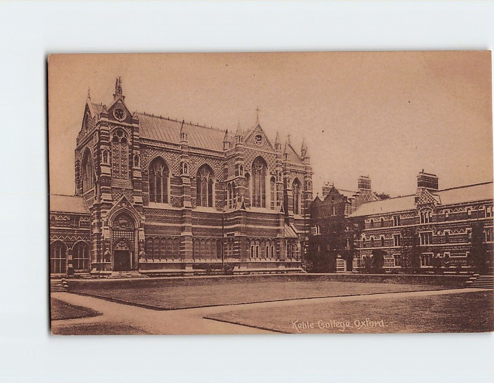 Postcard Keble College Oxford England