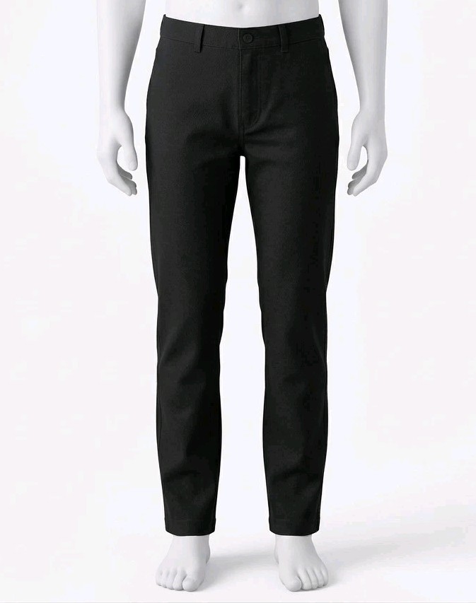 George Men's Regular Fit Cotton Blend Casual Pants Zip size 32 X 32 (260404-02)