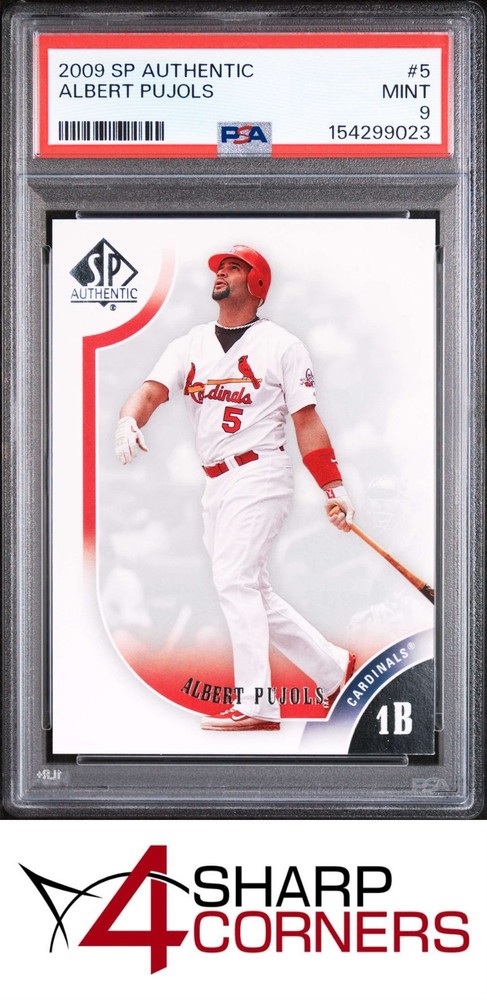 2009 Sp Authentic #5 Albert Pujols Cardinals Psa 9Expert eBay listing since 2003:Consign your best today!