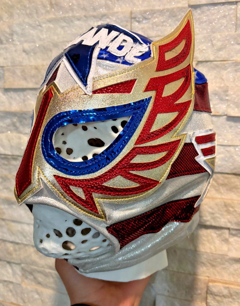 El Grande Americano Lucha Libre Wrestling Mask – Premium Grade - Triple AAA, WWE