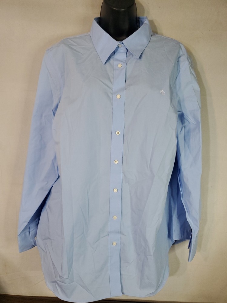 Lauren Ralph Lauren Women's Plus Size 2X Button Up Shirt