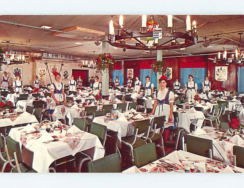Unused Pre-1980 BAVARIAN INN RESTAURANT Frankenmuth Michigan MI 60k cards v5947@
