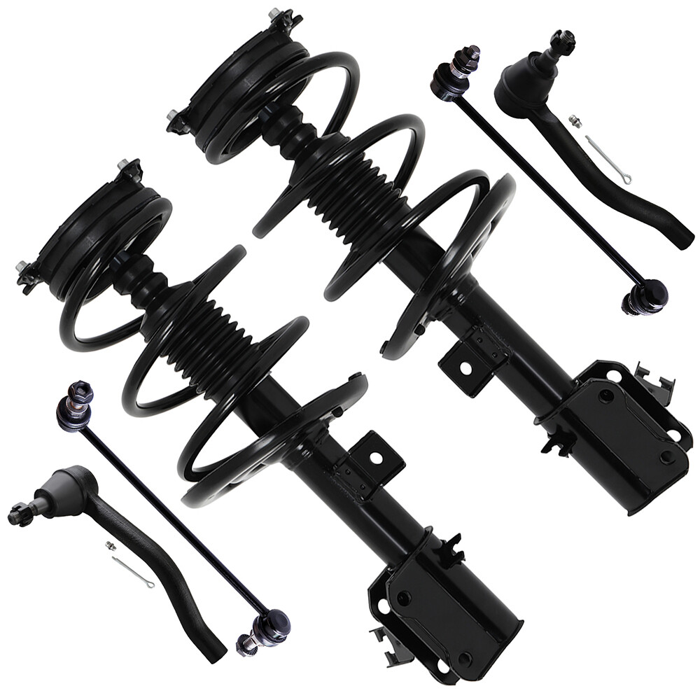 2013-2018 Nissan Altima Front Suspension Kit - Struts, Sway Bar Links, Tie Rods, Coil Spring