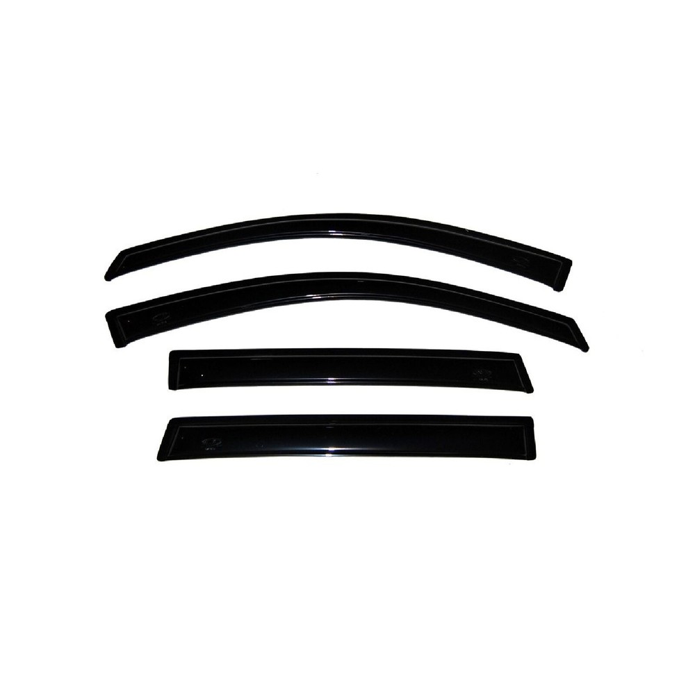 AVS 94155 Set of 2 Dark Smoke Side Window Deflectors for Ford F-150 SVT Raptor