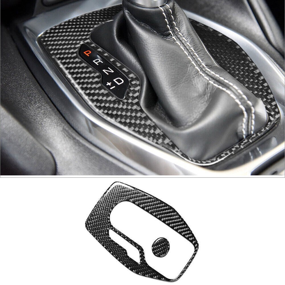 2017-2019 Chevrolet Camaro Carbon Fiber Gear Shift Panel Cover Trim