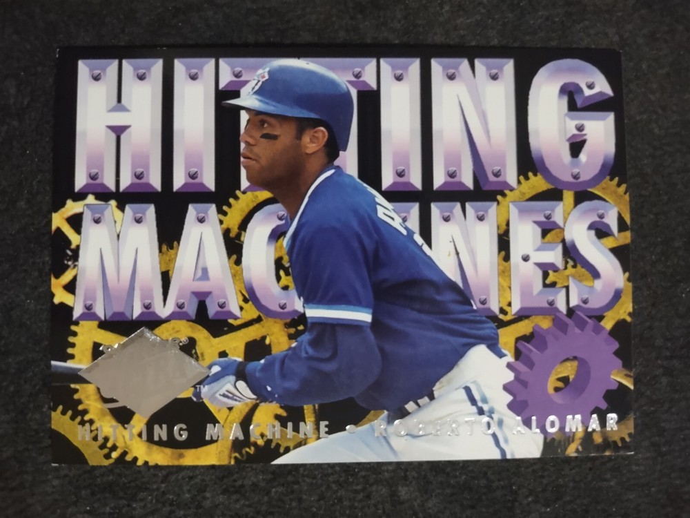1994 Fleer Ultra Hitting Machine #1  Roberto Alomar Baseball Card Blue Jays