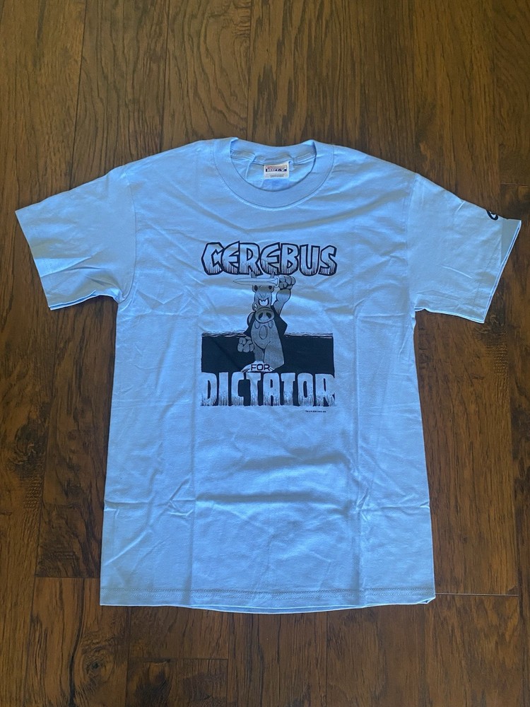 Vtg CEREBUS the Aardvark Dictator T-Shirt by Graphitti Designs Comic Book NOS