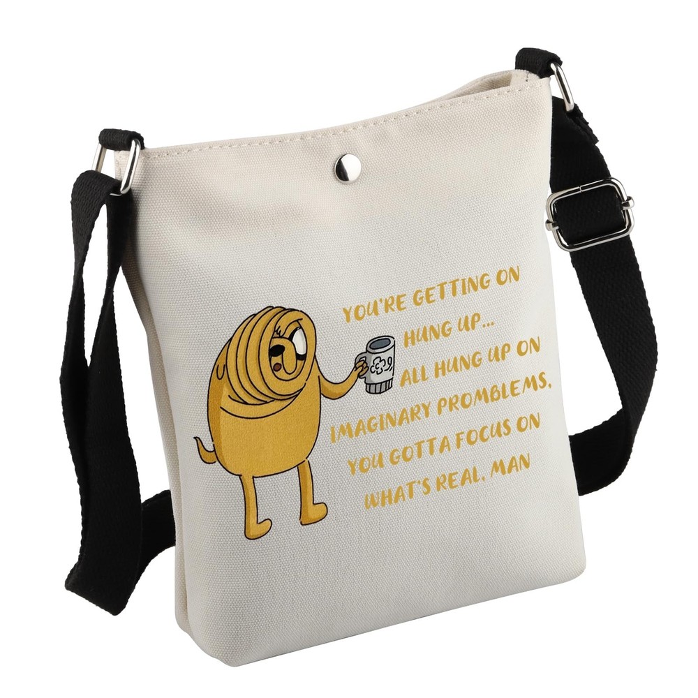 Adventure Cartoon Inspired Gift J-ake Crossbody Bag Adventure Cartoon Merch A...