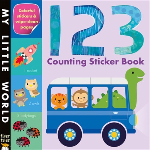 123 Counting Sticker Book (Paperback or Softback)