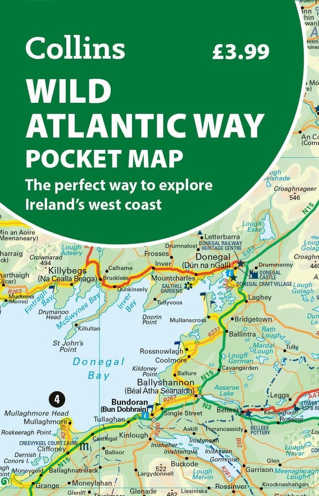 Wild Atlantic Way Pocket Map: The Perfect Way to Explore Ireland's West Coast by