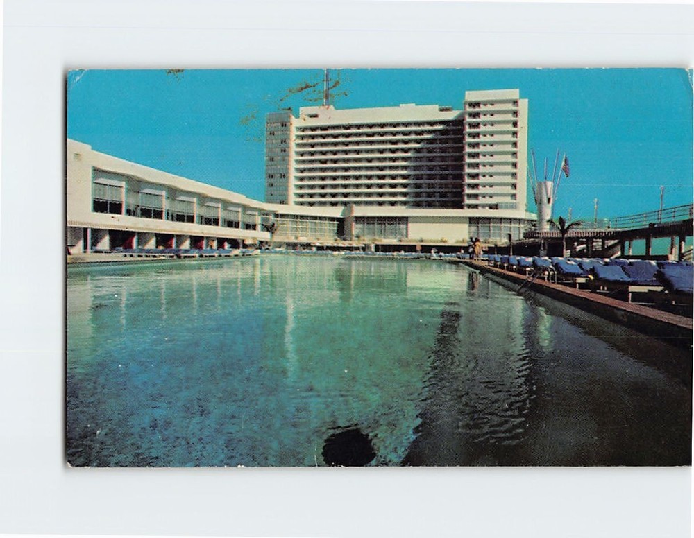 Postcard The Deauville Hotel Miami Beach Florida USA