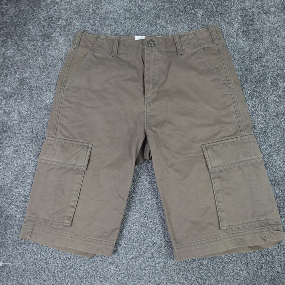 Gap Cargo Shorts Brown Size 30 W30 Men's Heavy Cotton