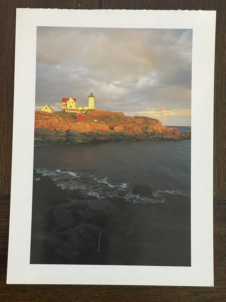 POSTCARD UNPOSTED- LIGHTHOUSE, MAINE, CAPE NEDDICK NUBBLE LIGHT