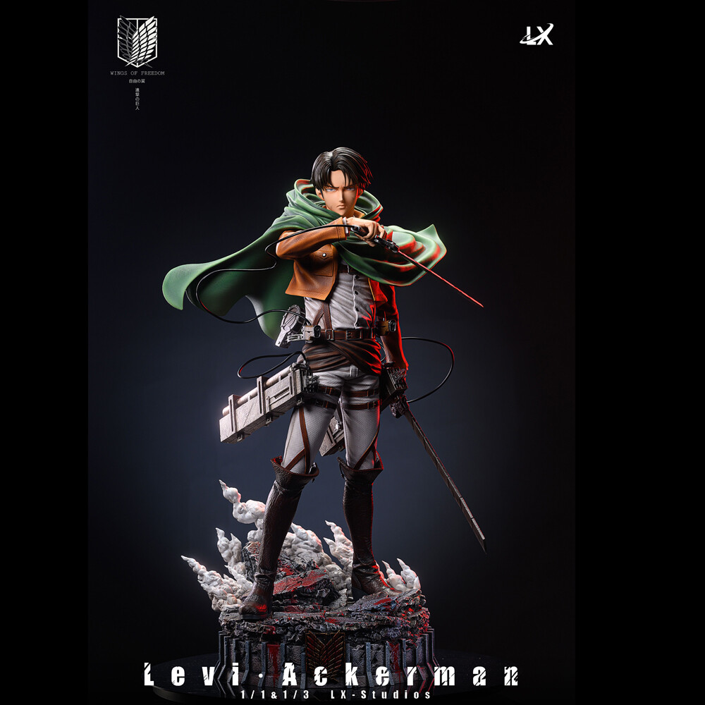 LX Studios Attack On Titan Levi·Ackerman Resin Model In Stock 1/3 Scale H62cm