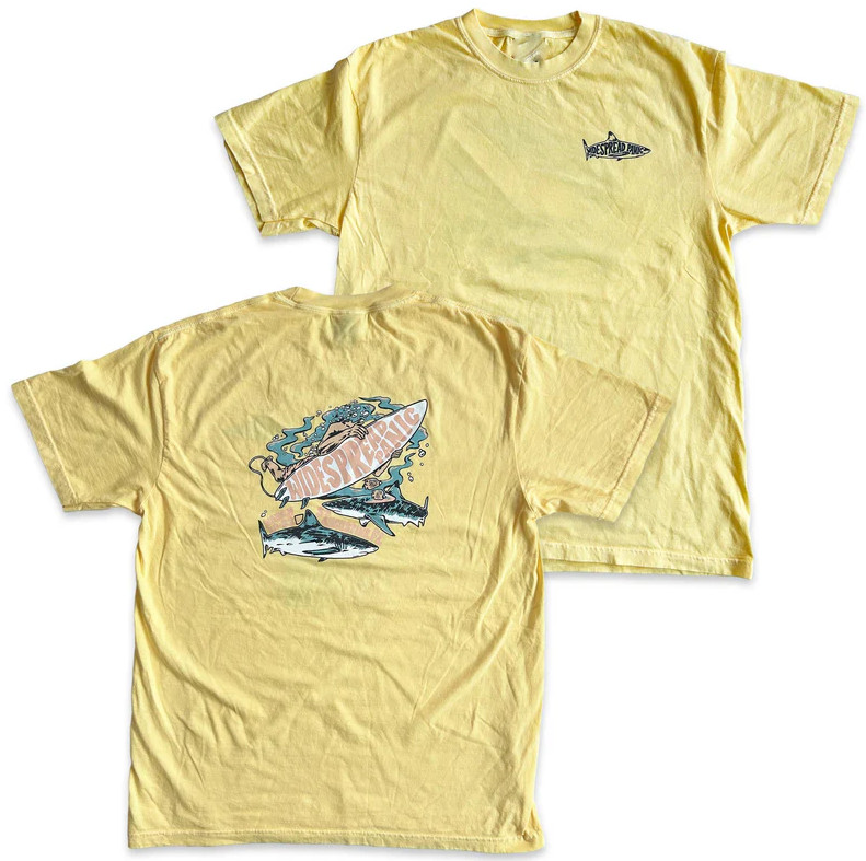 Wides*pread Panic 2026 St Augustine Event Surfer & Shark T-Shirt