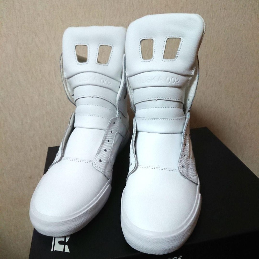 SUPRA SKYTOP Ⅱ White Size US8 High Top Men's Sneakers With Box New