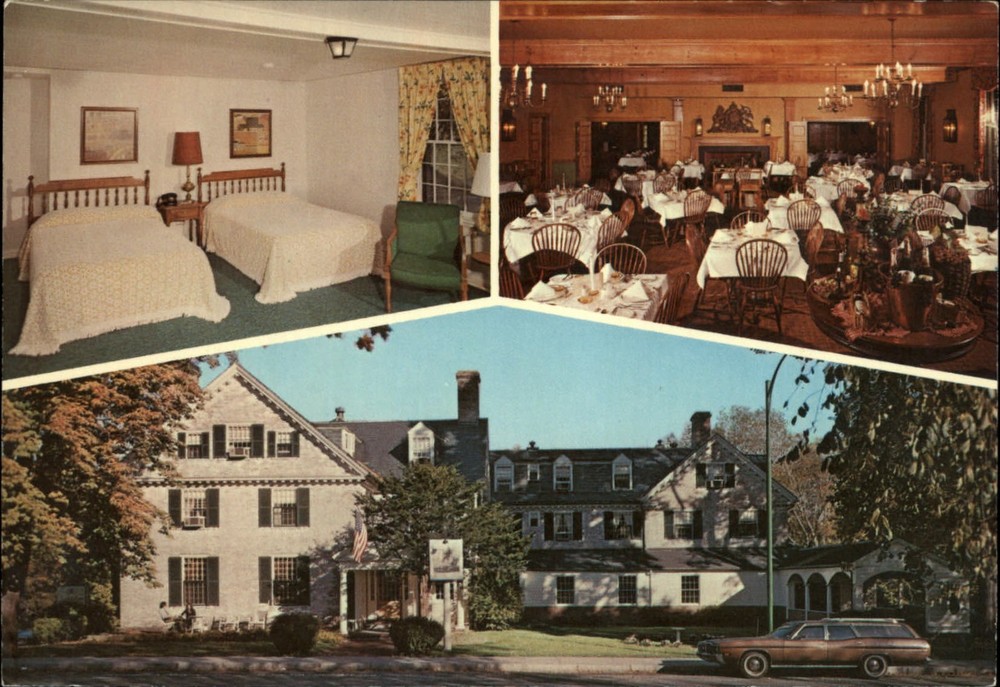 Lord Jeffery Inn Amherst Massachusetts multiview ~ postcard sku567