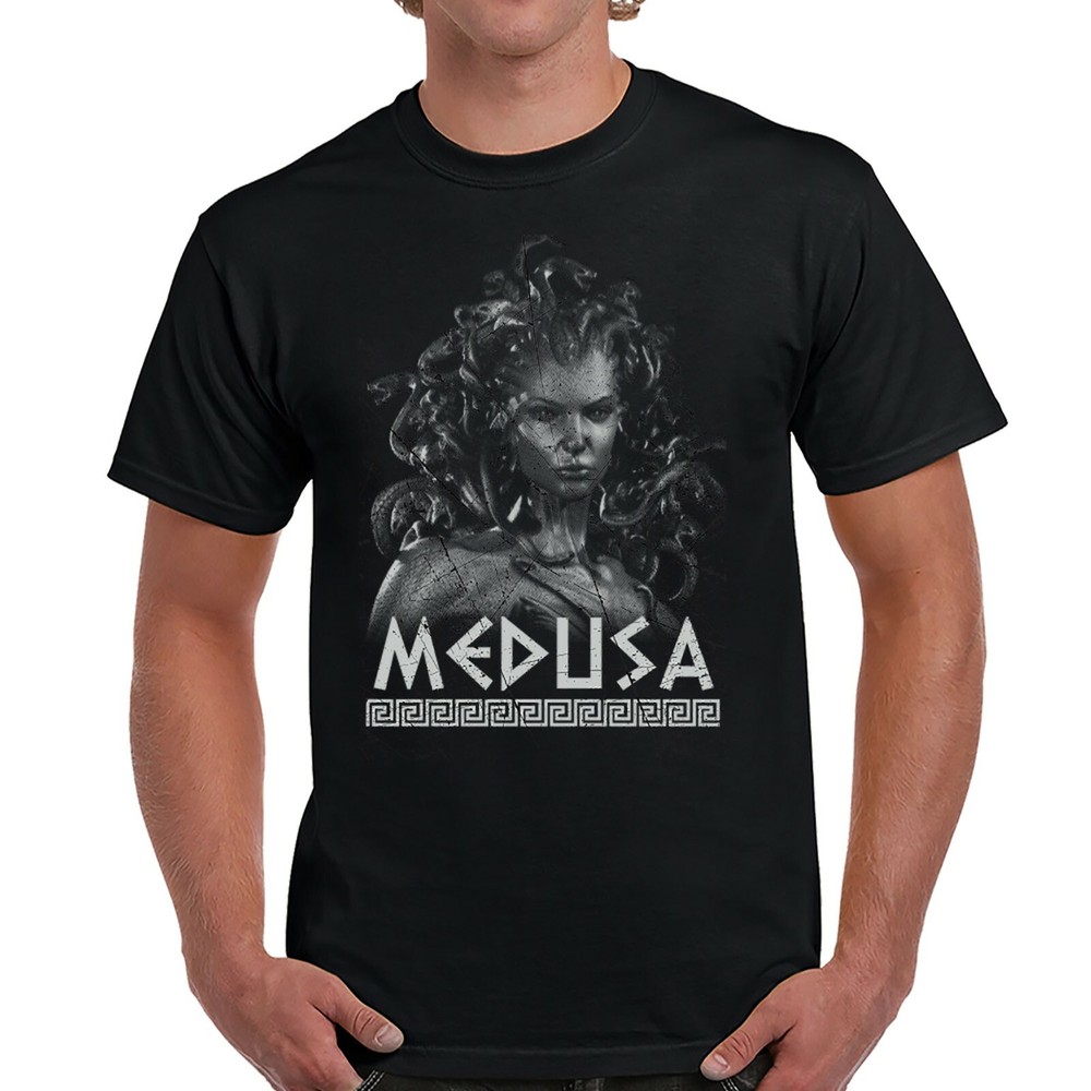 Medusa T-Shirt The Cursed Priestess mythology Myth's and Legend's T-Shirts
