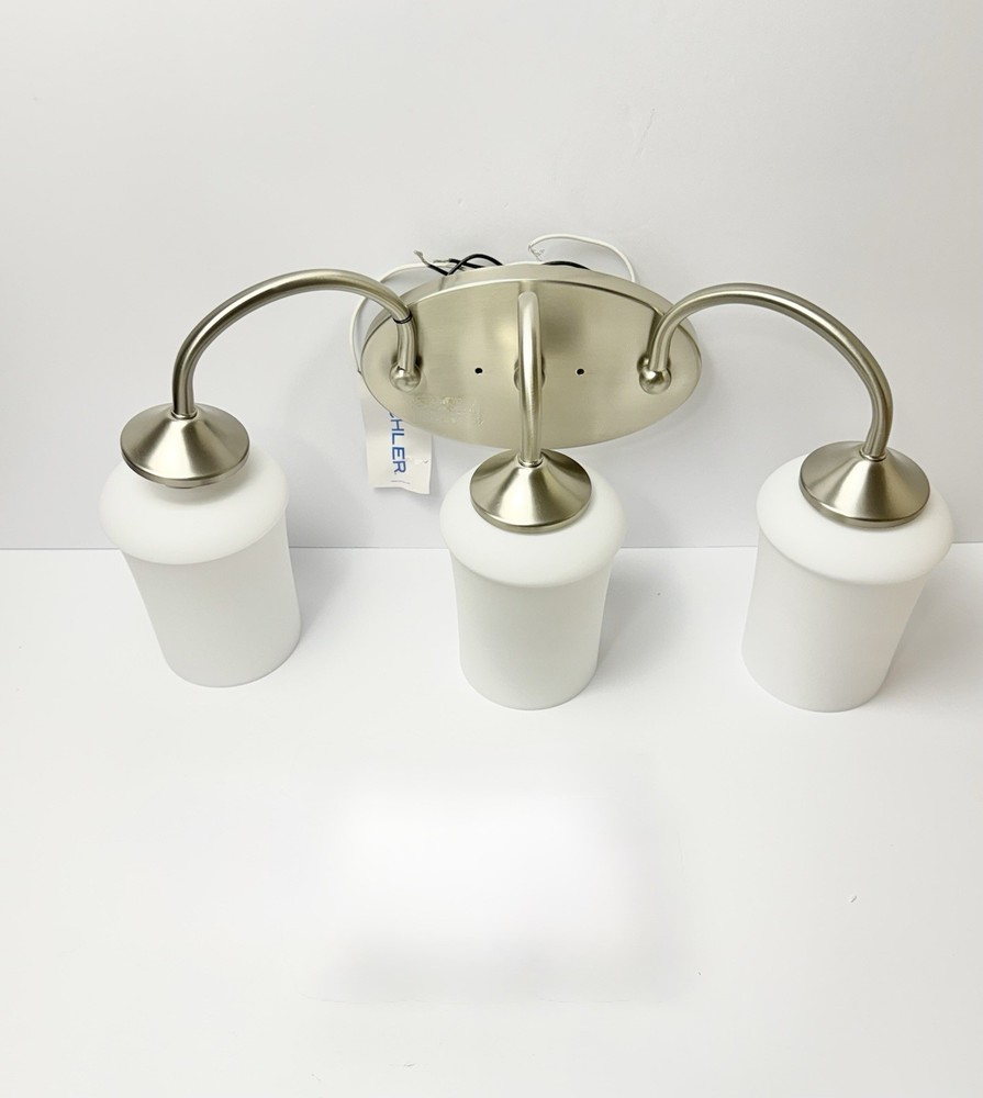 Kichler Aubrey 45570NIL18 3-Light LED Bath Vanity Light Brushed Nickel Open Box