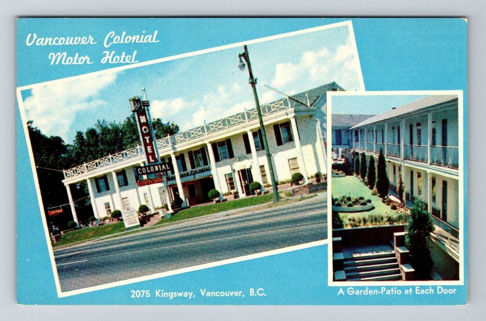 Vancouver-B. C. , Vancouver Colonel Motor Hotel, Vintage Postcard