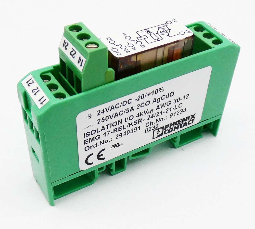 Phoenix Contact EMG 17-REL/KSR-24/21-21-LC 2940391 Relay Module -Unused-