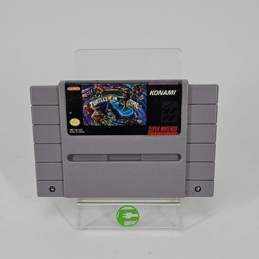 Teenage Mutant Ninja Turtles IV Turtles in Time (Super Nintendo SNES, 1992)