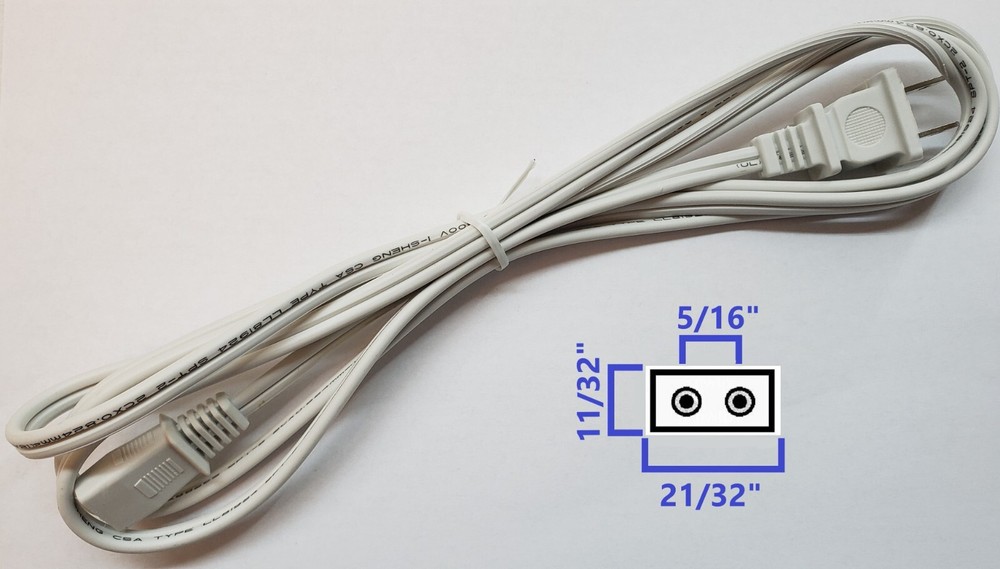 GE 16EK7/8 D5EK7/8 Knife Carver Slicer Replacement AC Power Cord-image