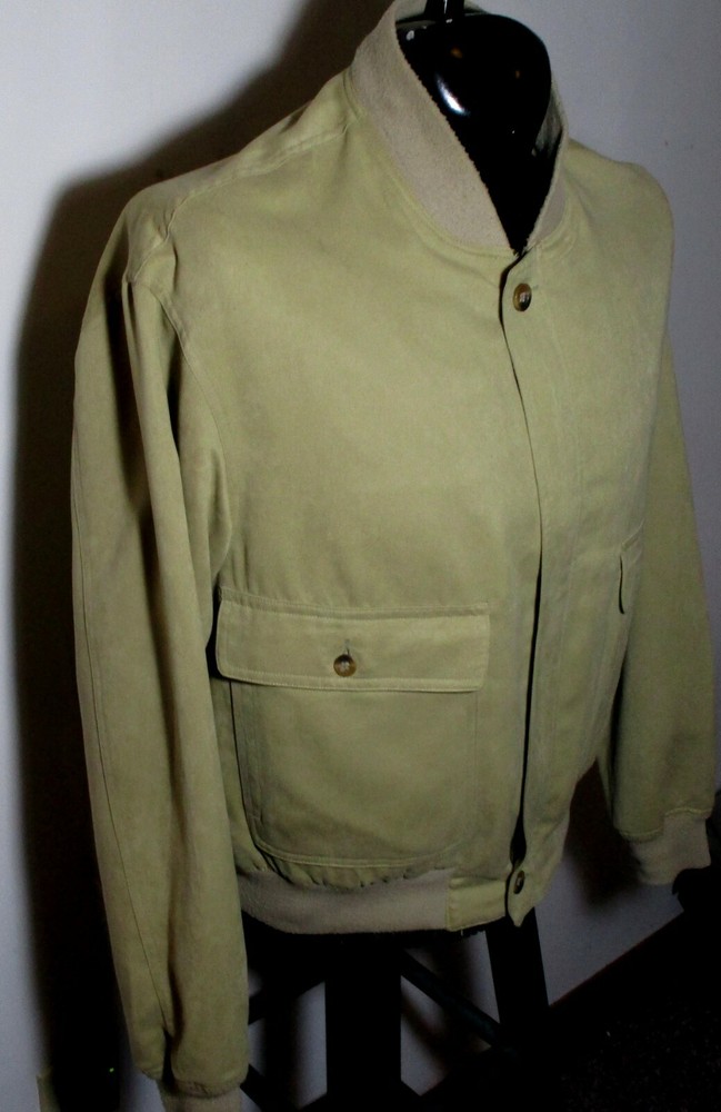 TRAVELSMITH Khaki Tan Full Zip Jacket Men's Size M