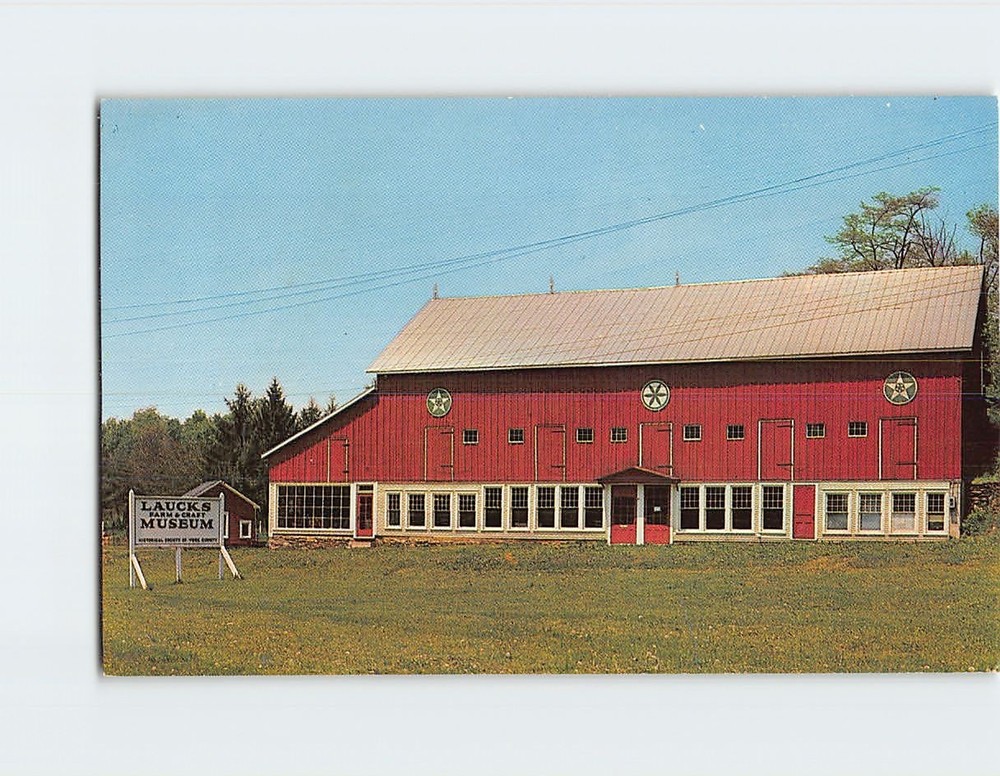 Postcard The Laucks Farm and Craft Museum York Pennsylvania USA