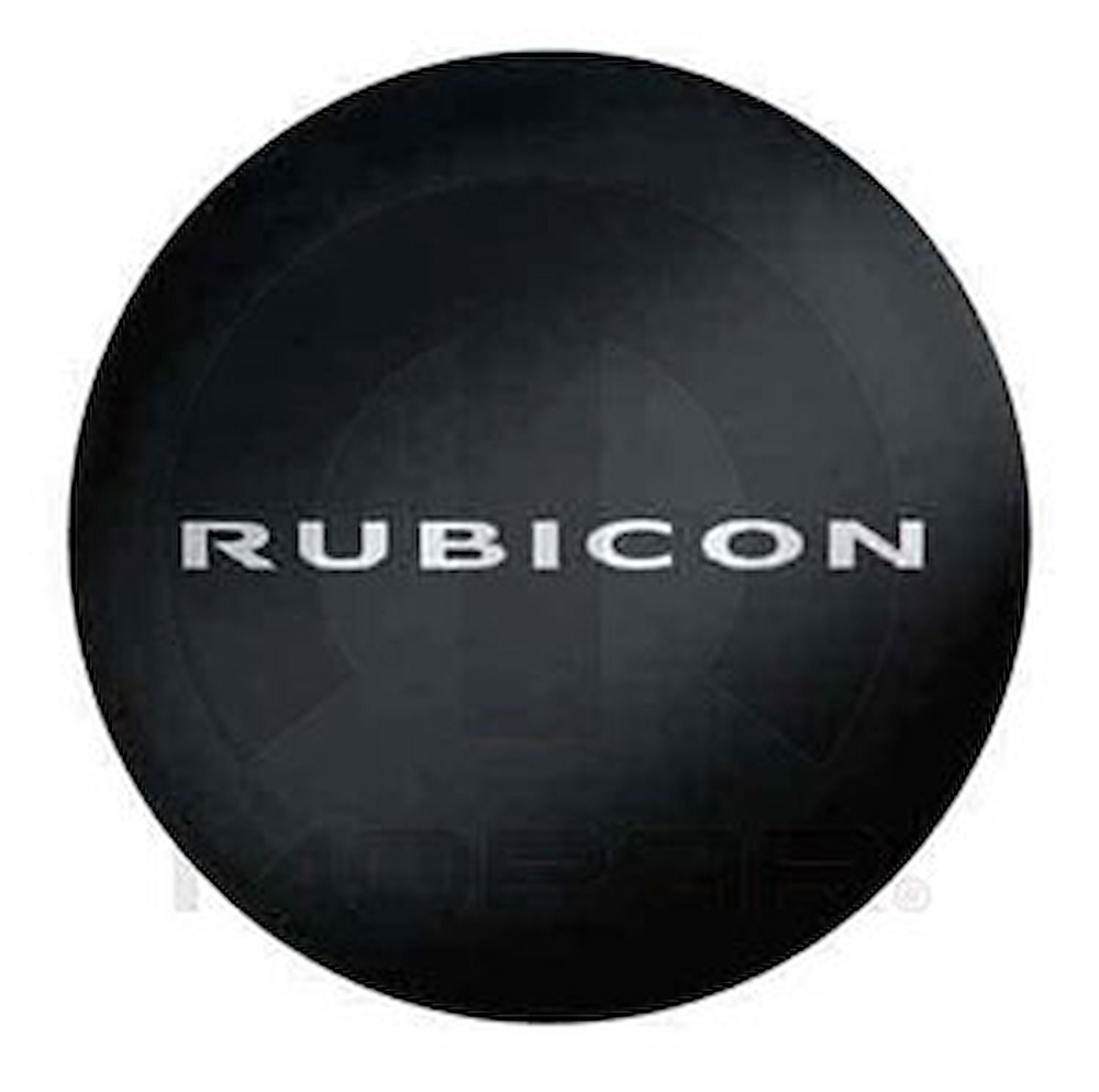 Mopar Accessories 82209954AB Spare Tire Cover 2007-13 Jeep Wrangler 2/4-Door Rub